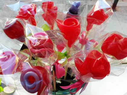 Sucettes fleurs